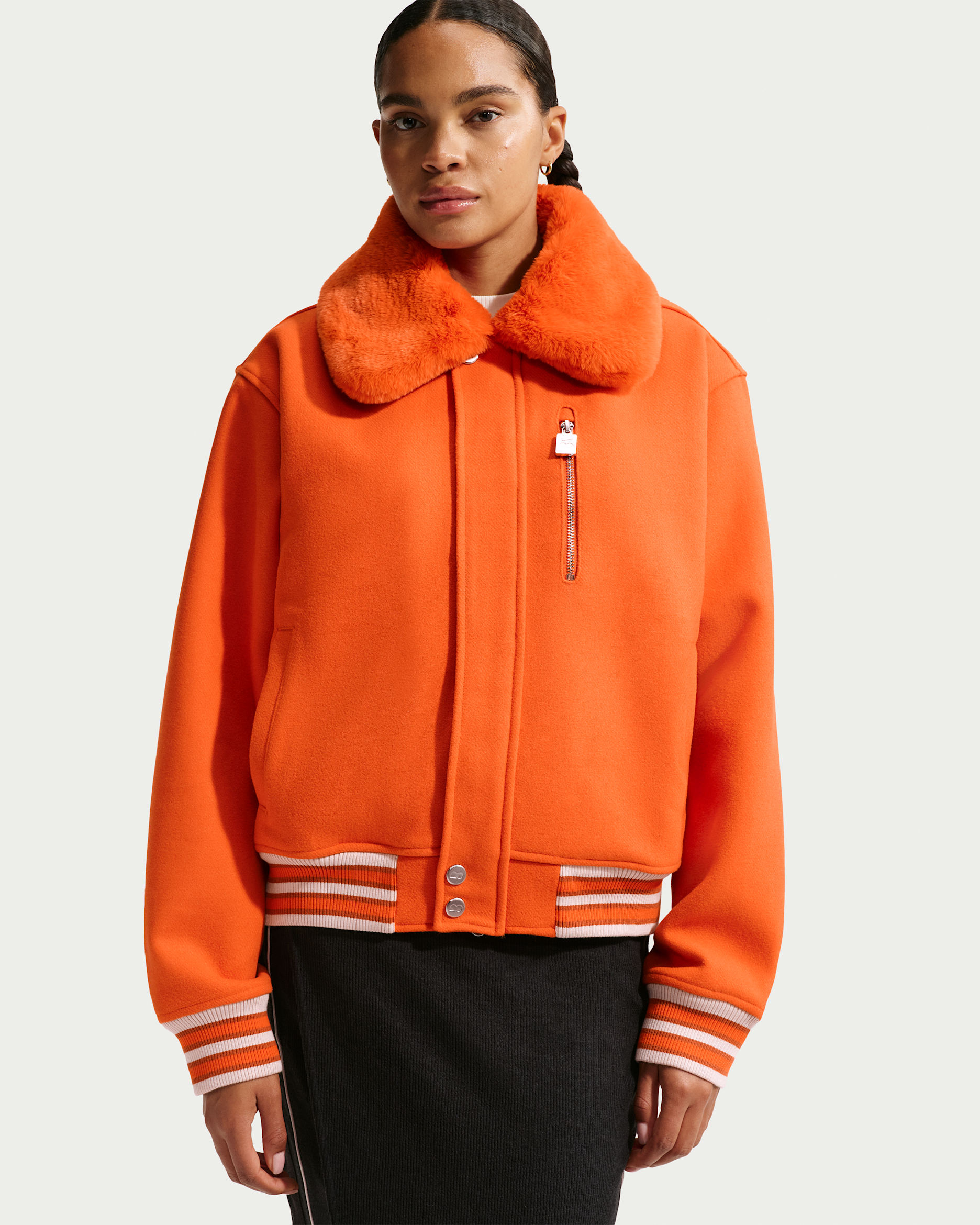 Naomi Osaka Varsity Wool Jacket. Nike.com